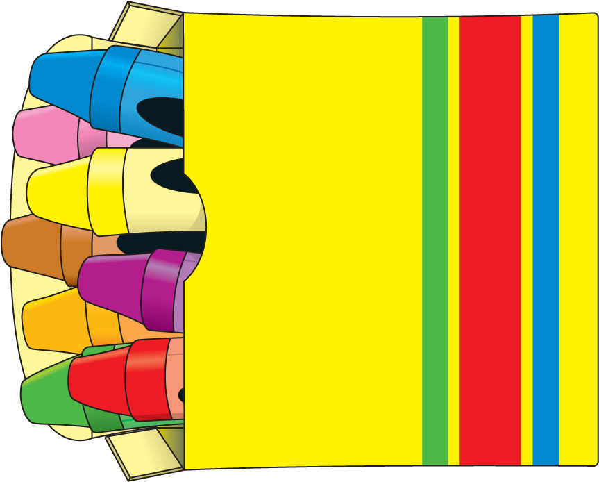 Color Crayons Clipart.