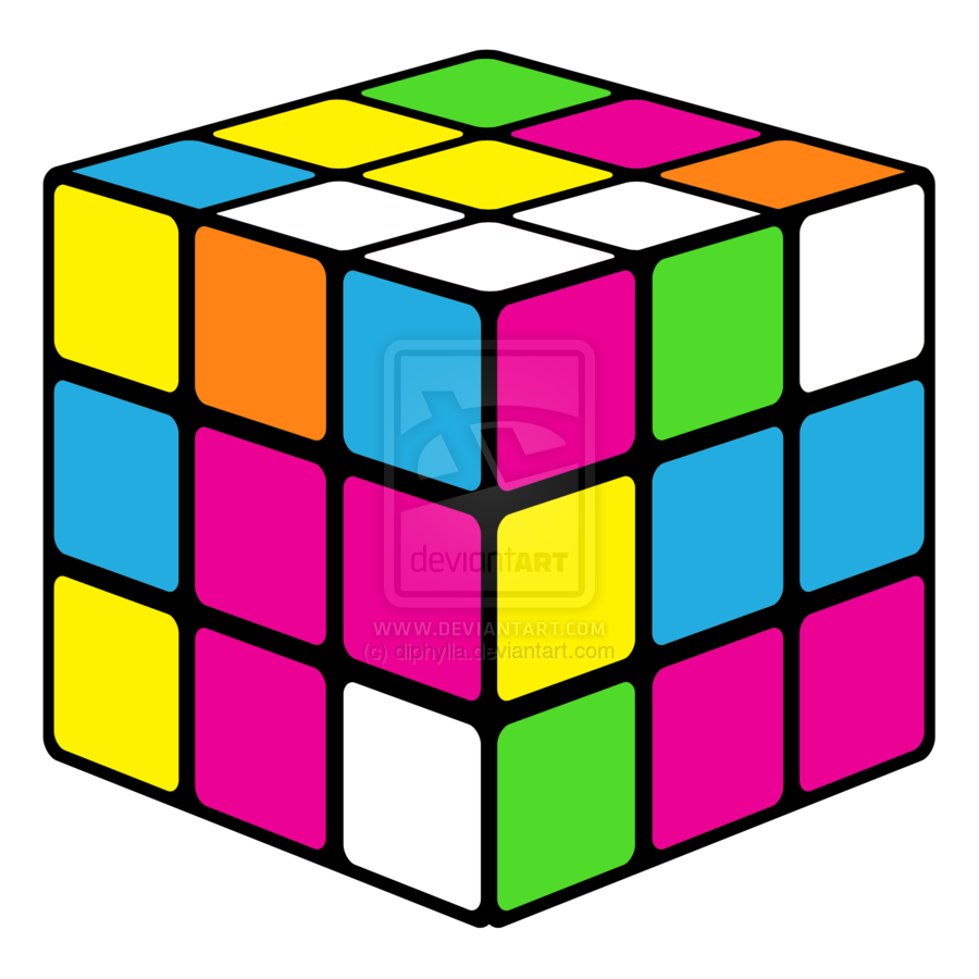 Rubiks cube clipart.
