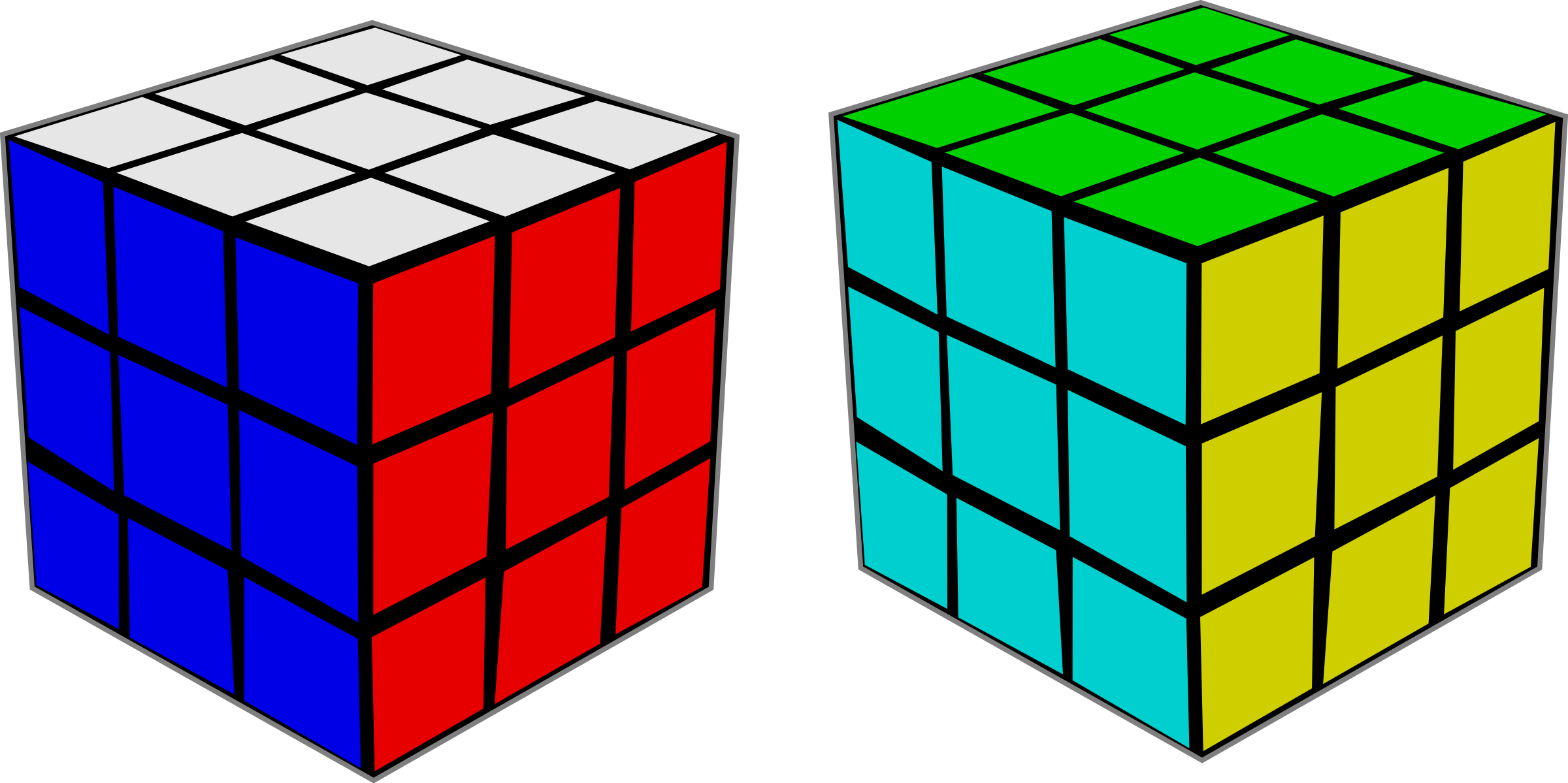 Rubik's Cube Clipart.