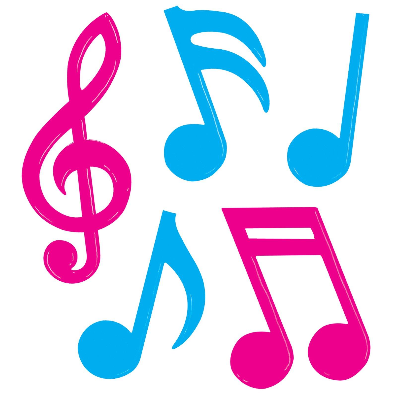 color music notes clipart - Clipground