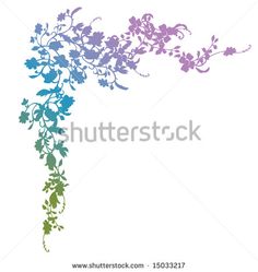 Corner Border Floral Color Stock Vectors & Vector Clip Art.