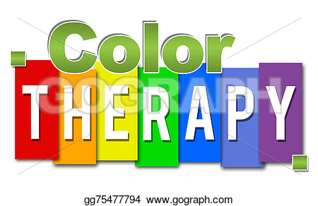 Color therapy clipart.