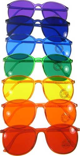 Color Therapy Glasses.