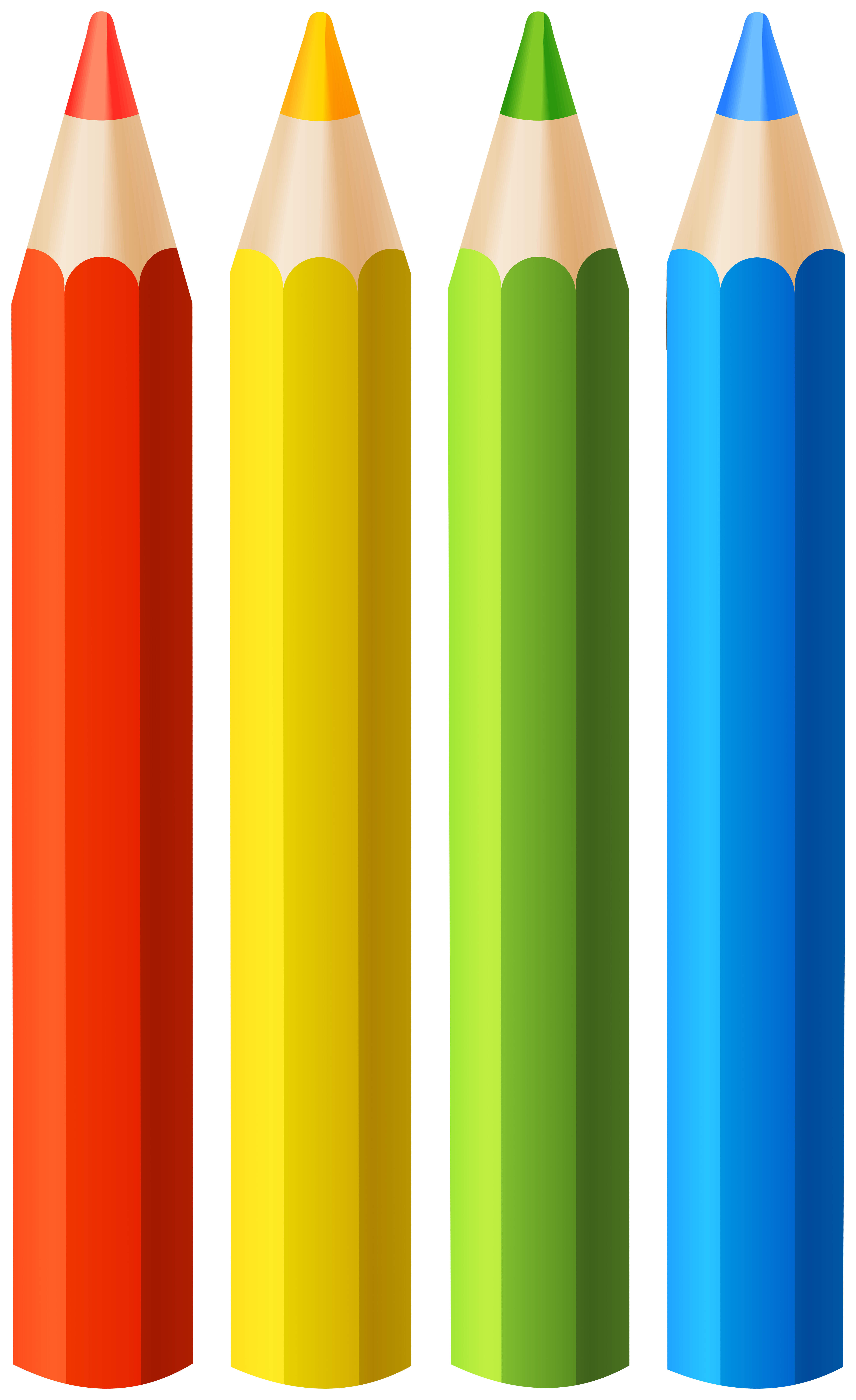 Colored Pencils Clipart.