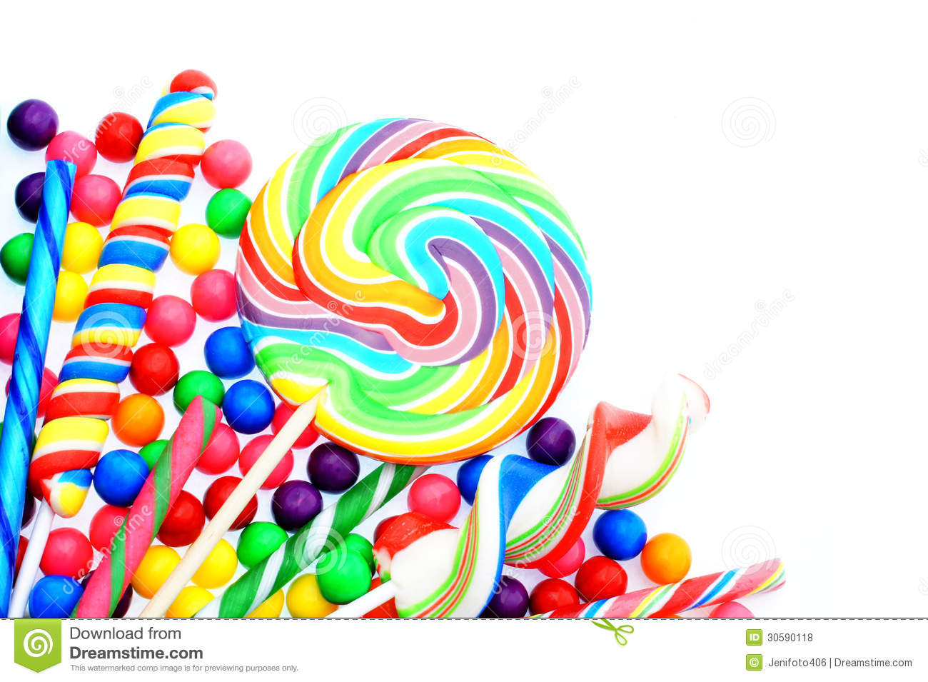 Colorful candy clipart.