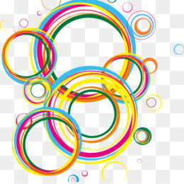 Colored Circles PNG.