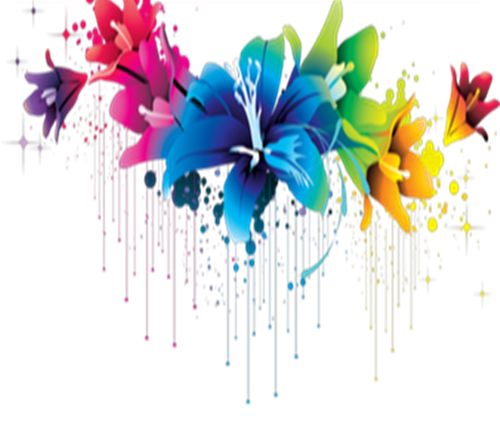 Download Colorful Flowers PNG Pic.