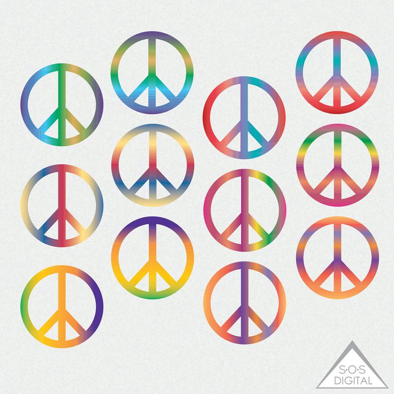 Download colorful peace sign clipart 20 free Cliparts | Download ...