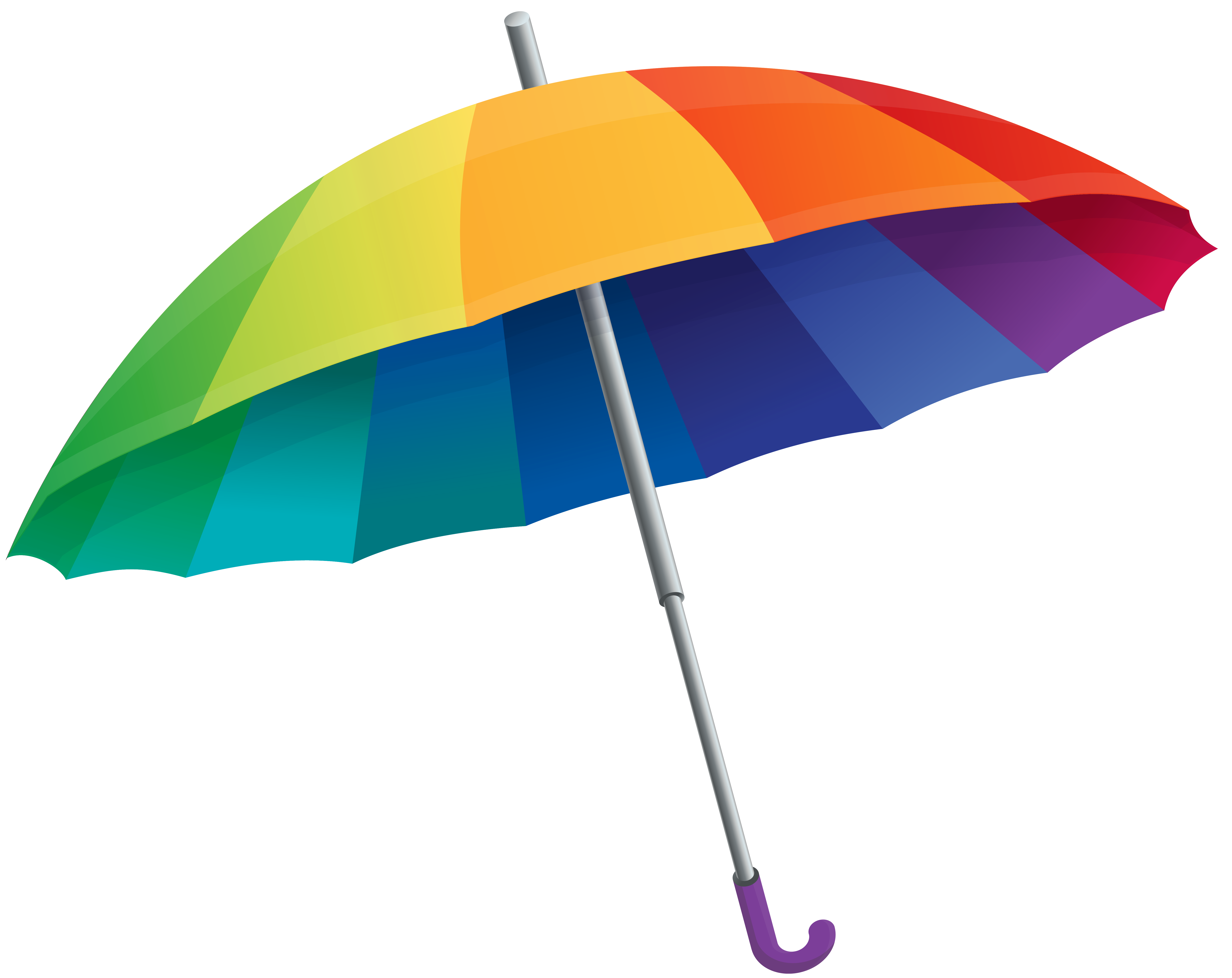 Colorful Umbrella Clip Art.