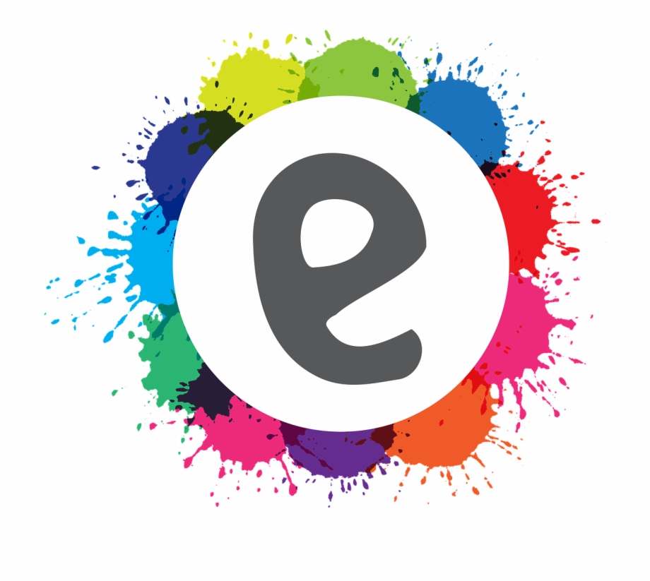 Colors Stamp Logo E Png Image Paint.