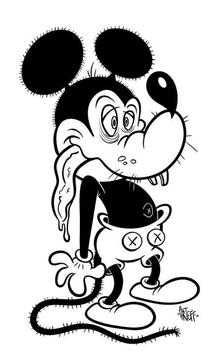 Mickey Mouse Art.