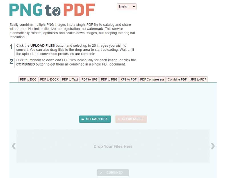 Top 6 Online PNG to PDF Converter.