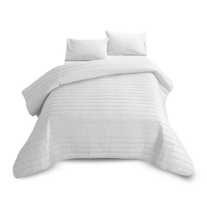 Plain Comforter Set White.