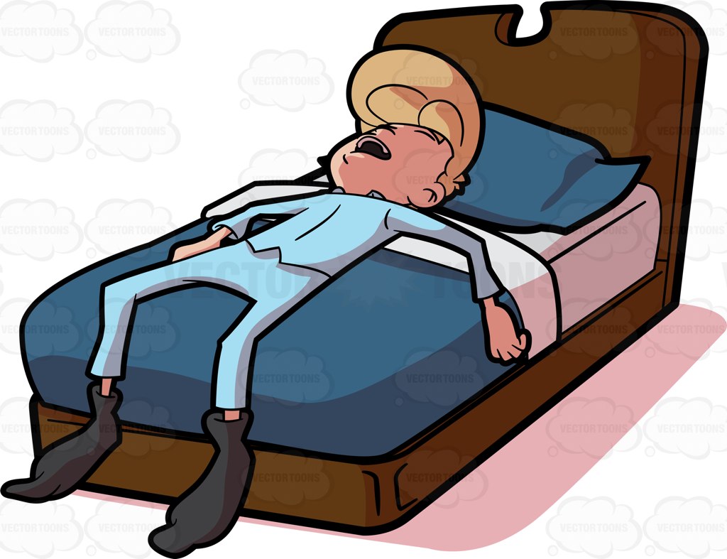 Cartoon Bed Clipart.