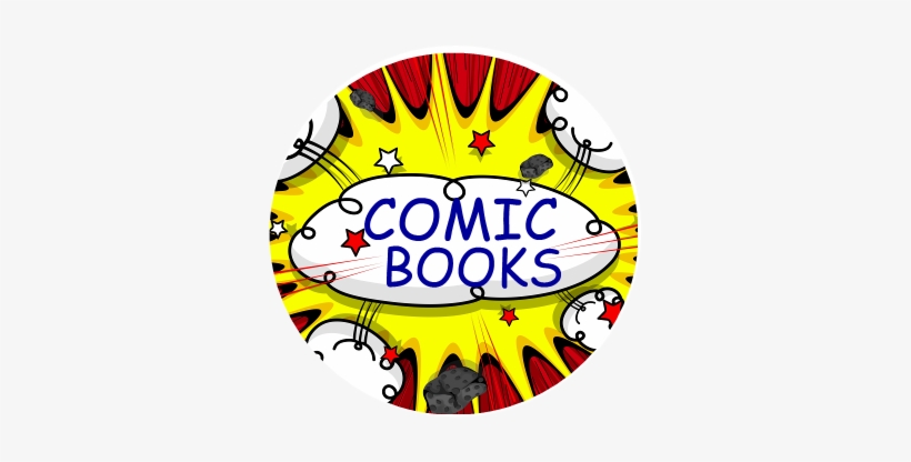 Comic Book Badge Comic Books.