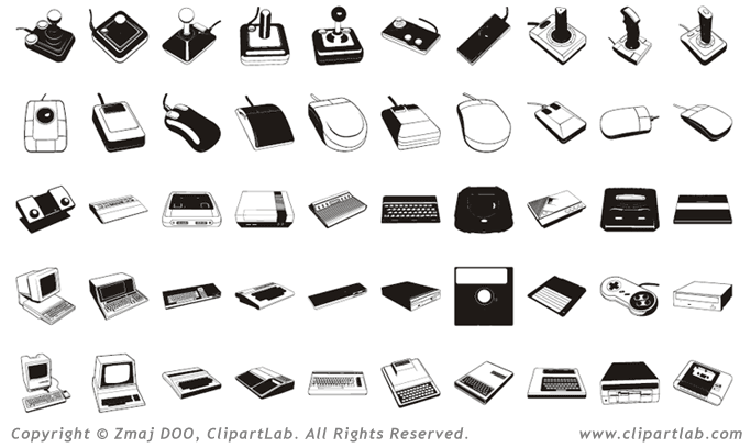 Commodore 64 Clipart.