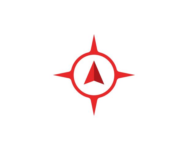 Compass Logo Template vector icon illustration design.