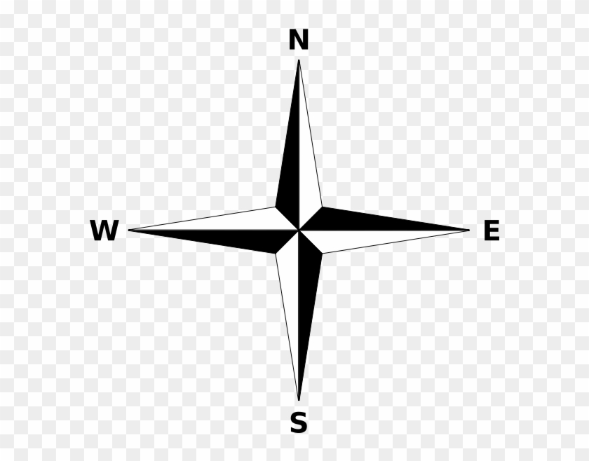 Simple Compass Rose.