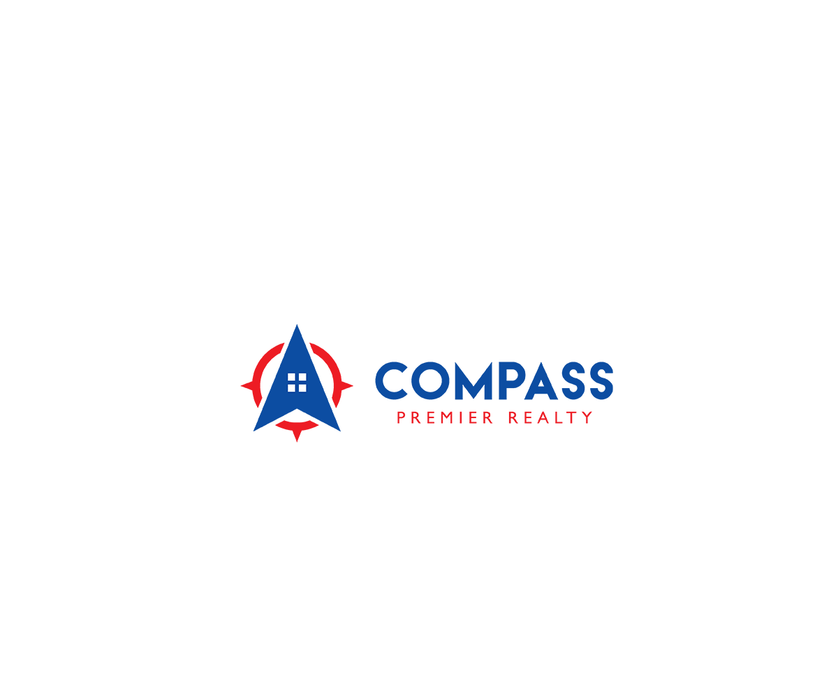 Serious, Elegant, Real Estate Logo Design for Compass Premier Realty.
