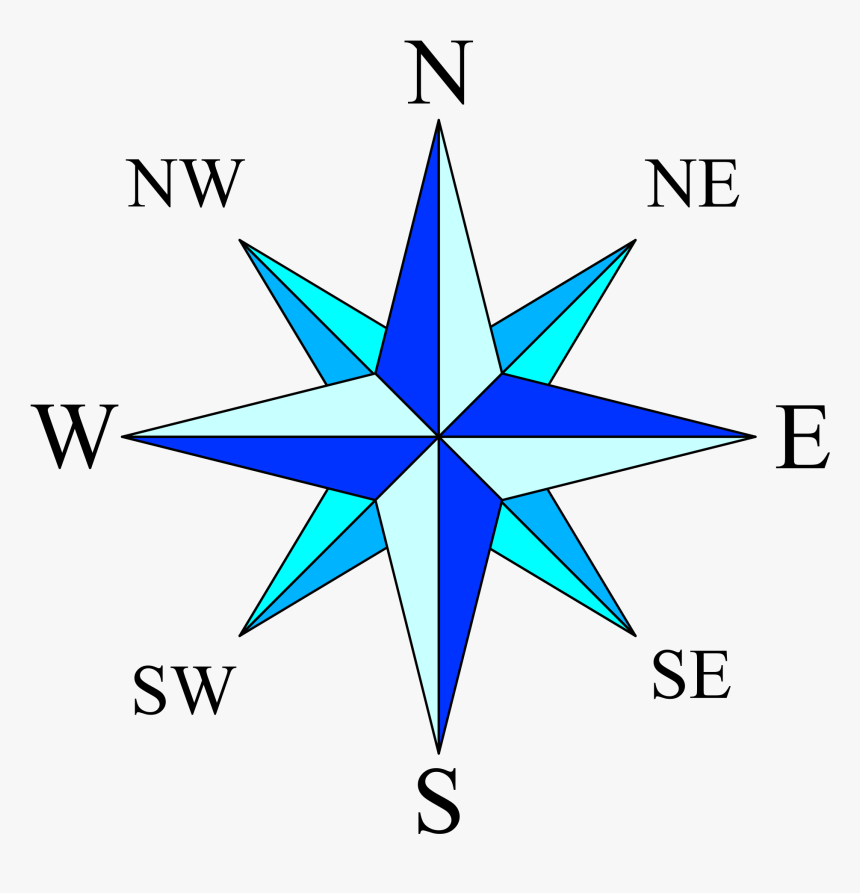 Free Download Of Compass Rose Icon Clipart.