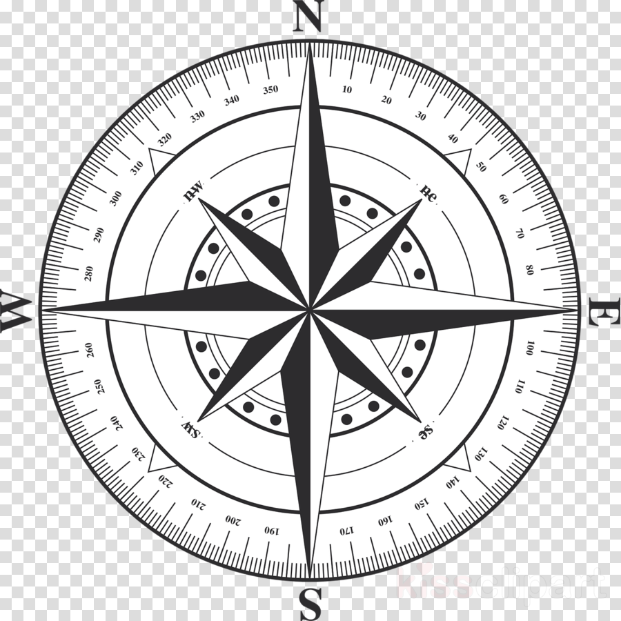 Compass Rose clipart.