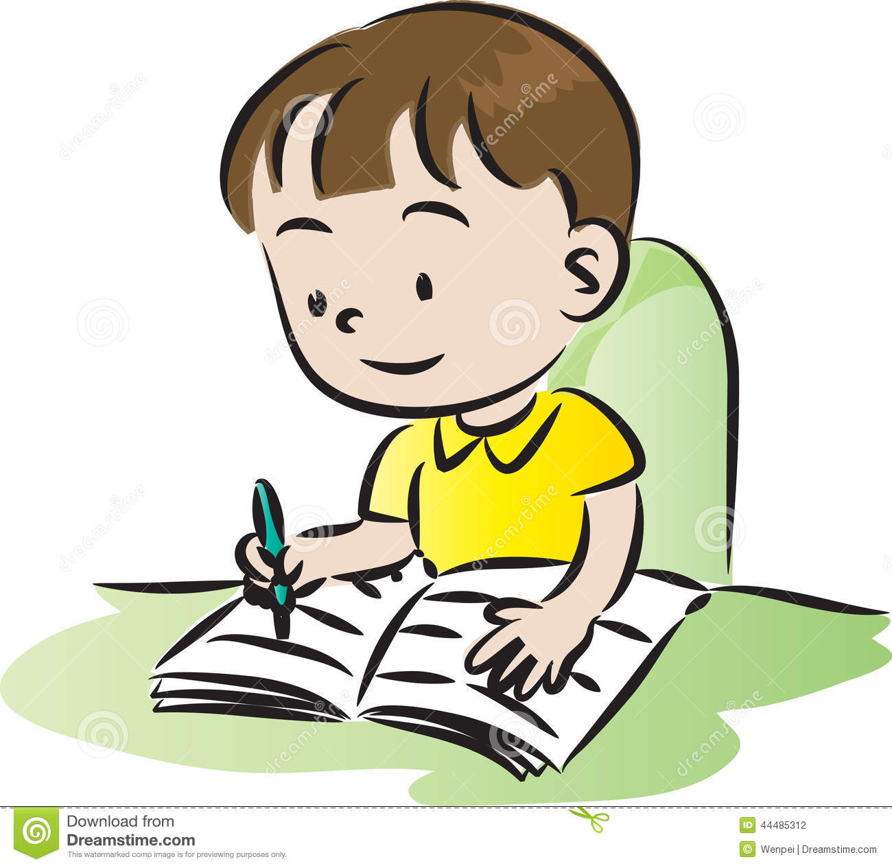 finish homework clipart