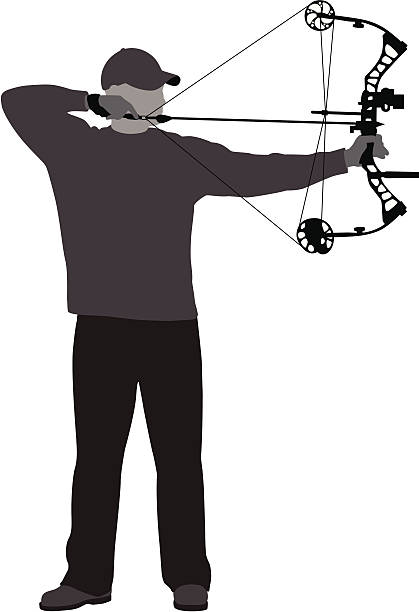 Compound Bow Illustrations, Royalty.