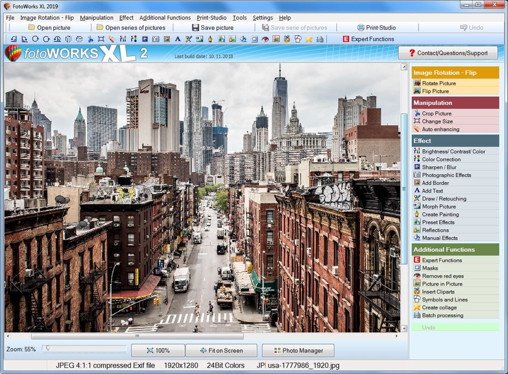 Photo editing software for pc for amateurs in photography.