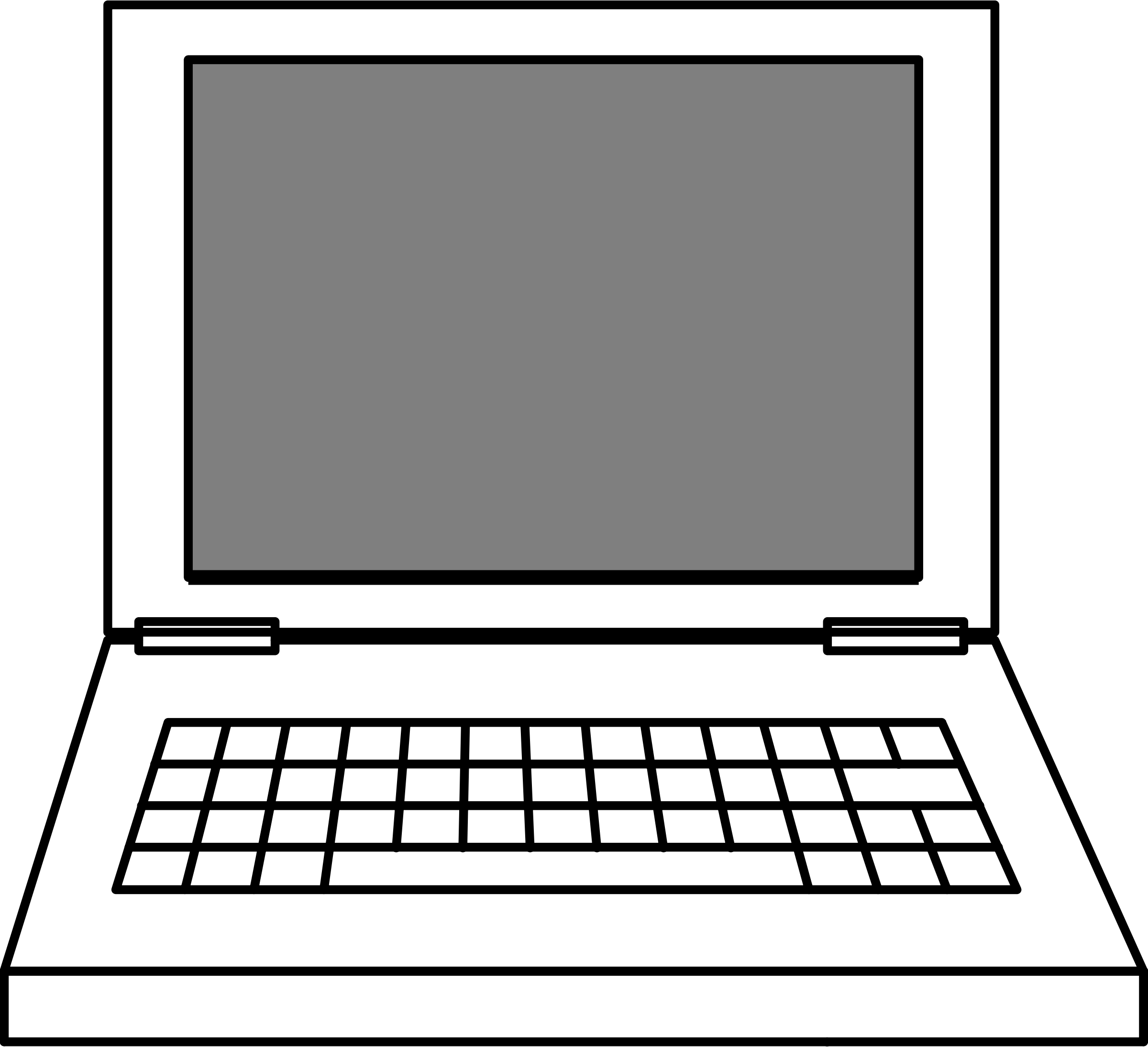 Tablet Computer Clipart.