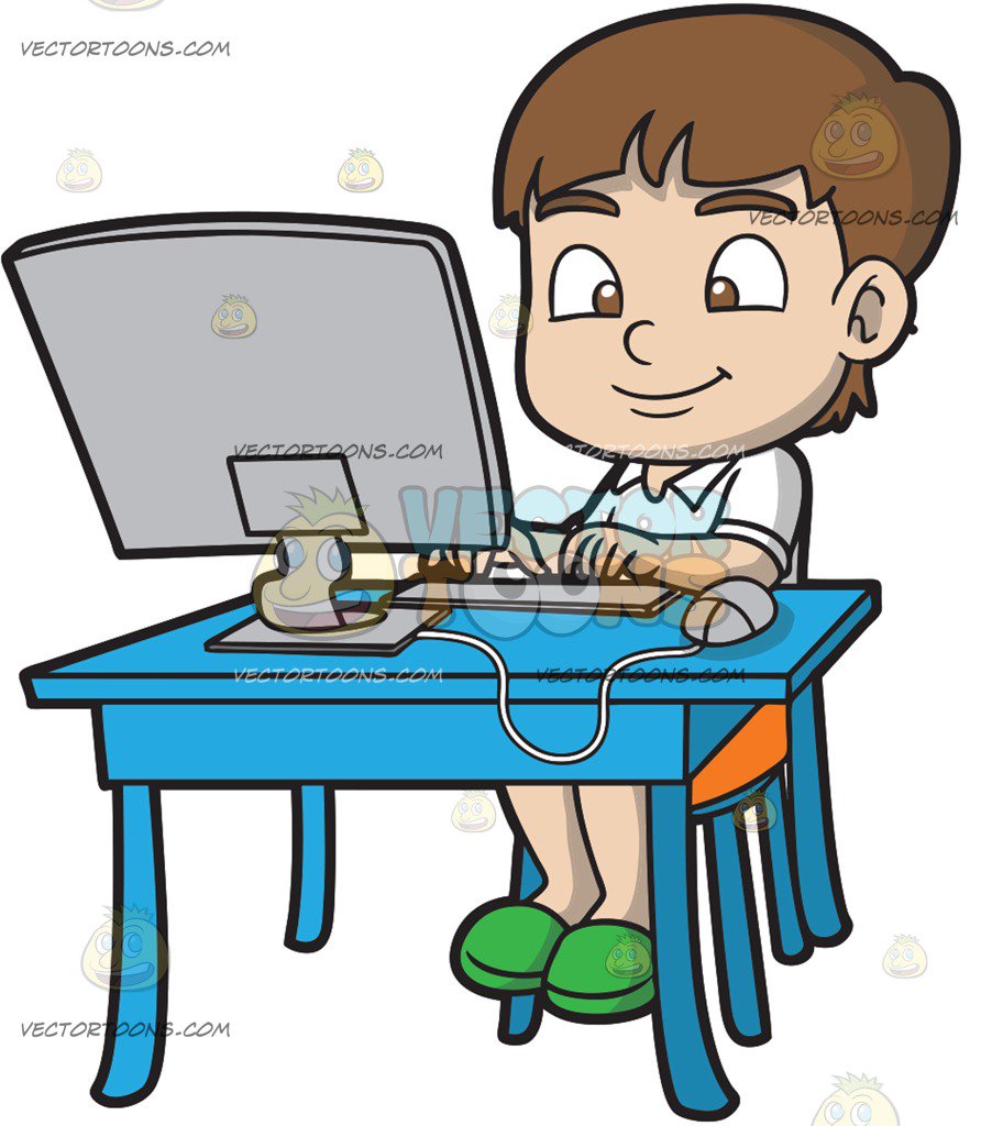 Cartoon Images Of Computers.