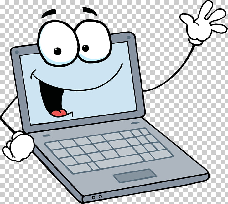 Laptop Animation Cartoon , cartoon computer PNG clipart.