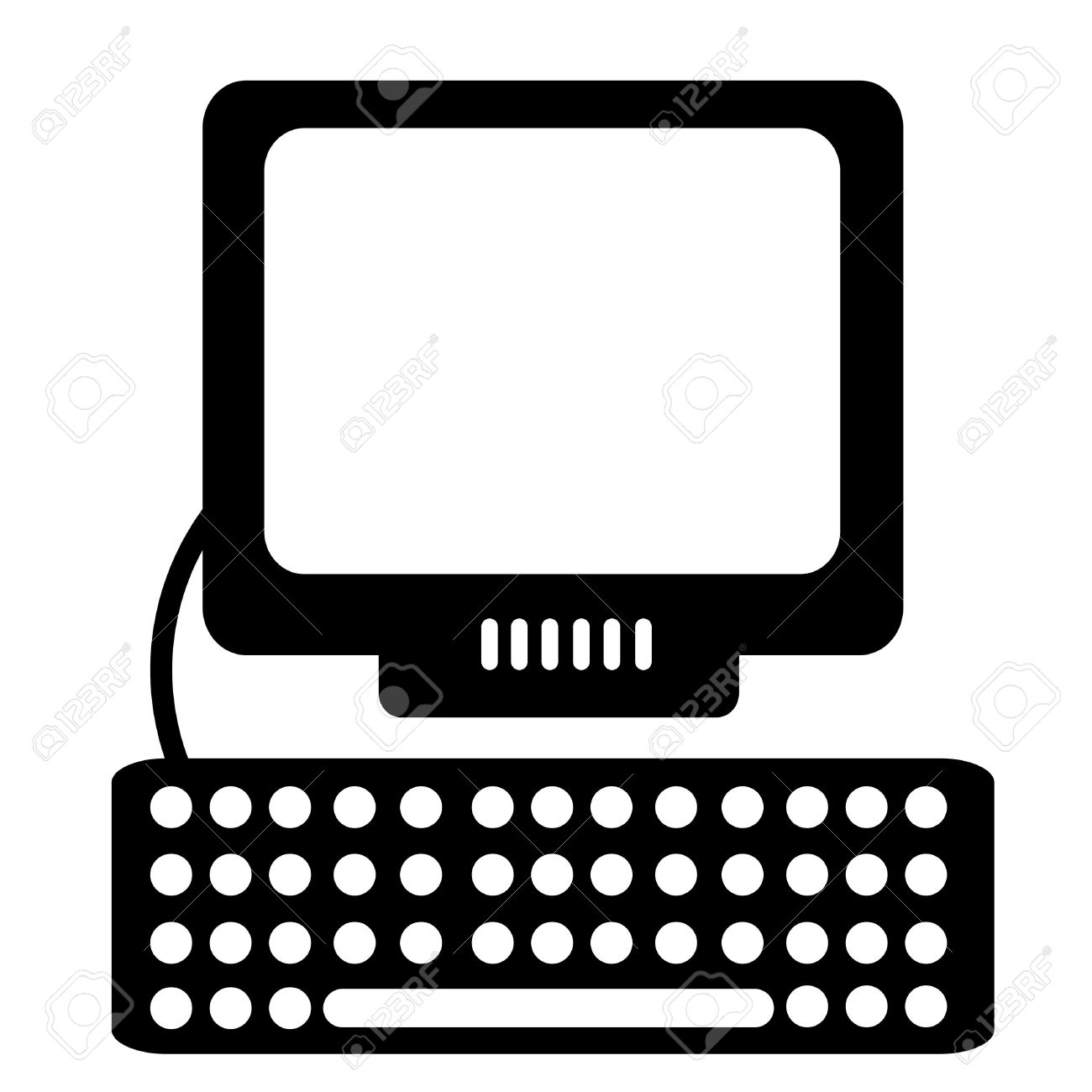 Computer black and white computer clipart black and white.