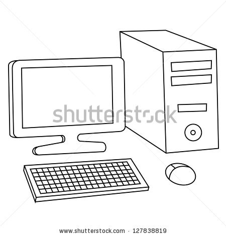 computer clipart outline 20 free Cliparts | Download images on ...