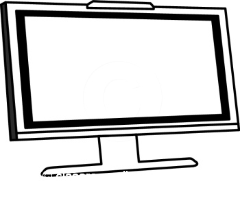 computer monitor clipart black and white 19 free Cliparts | Download ...
