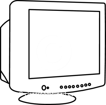 Computer Parts Clipart Black And White.