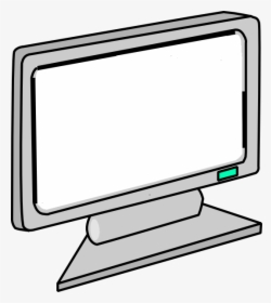 Blank Screen Computer Monitor Svg Clip Arts.