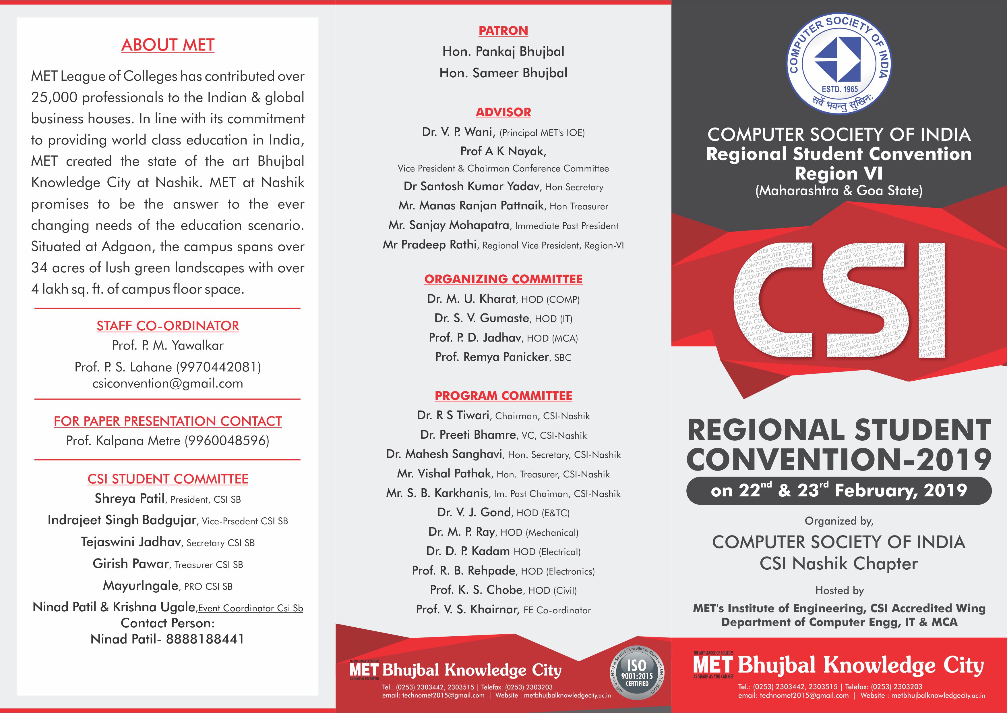 CSI Regional Student Convention.