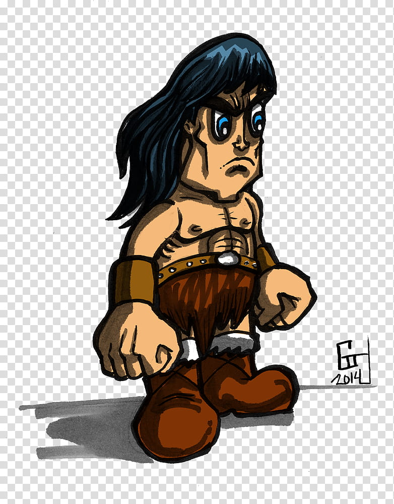 Conan the Barbarian transparent background PNG clipart.