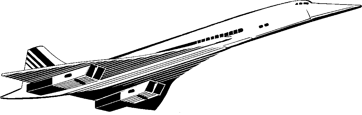 Как нарисовать сверхзвуковой самолет