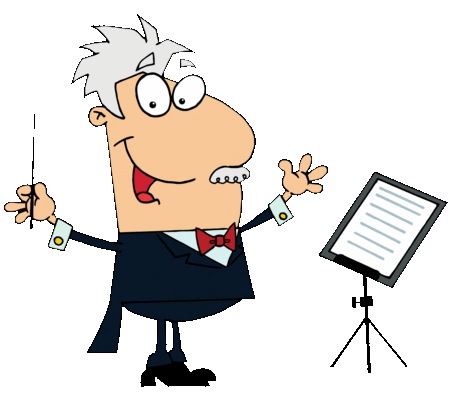 Band Conductor Clipart.