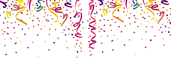 Falling Confetti Background Png Vector, Clipart, PSD.