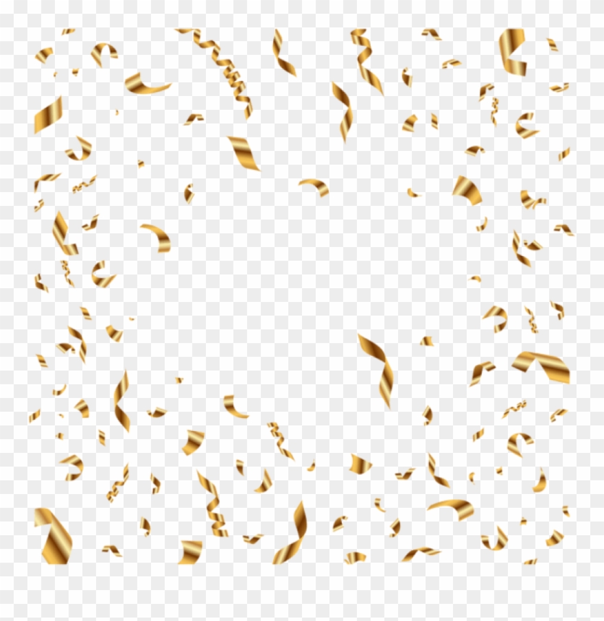 Free Png Download Confetti Gold Transparent Png Images.