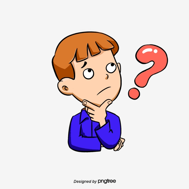 Confused Person PNG Images.