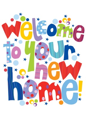 Welcome To Your New Home Clipart.