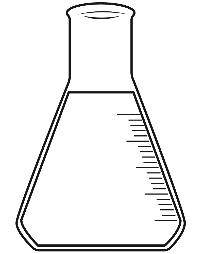 Erlenmeyer Flask Drawing at PaintingValley.com.