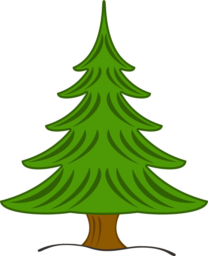 Coniferous Trees Clipart.