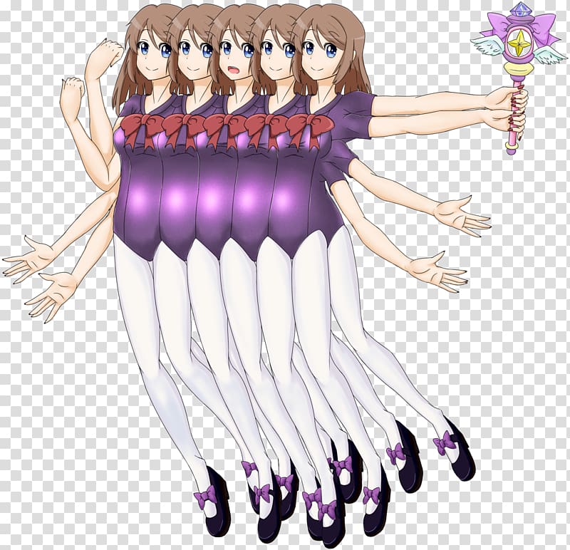 Magical girl Anime Art , anime conjoined twins transparent.