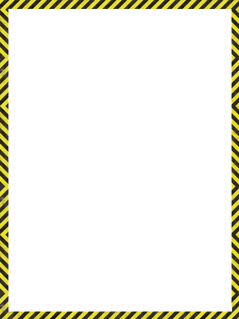 caution border template.