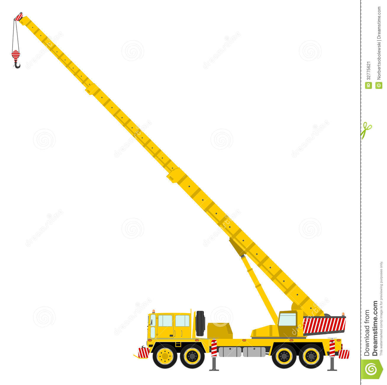 Construction crane clipart.