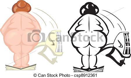 Vector Clip Art of you are what you eat.